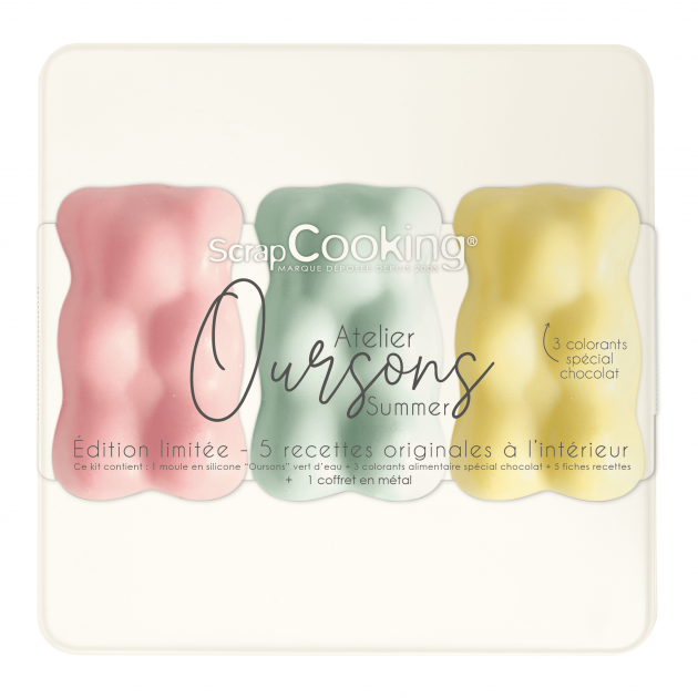 Coffret Oursons Summer Edition Limitée Scrapcooking