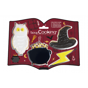 Lot de 4 Emporte-pièces Inox Sorcier Scrapcooking Lot de 4 Emporte-pièces Inox Sorcier Scrapcooking