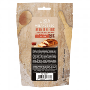 Levain blé dur pour pain et levure 150 g Patisdécor Levain blé dur pour pain et levure 150 g Patisdécor