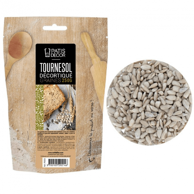 Graines de tournesol décortiquées 250 g Patisdécor