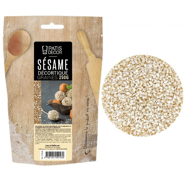 Graines de sésame décortiquées 250 g Patisdécor