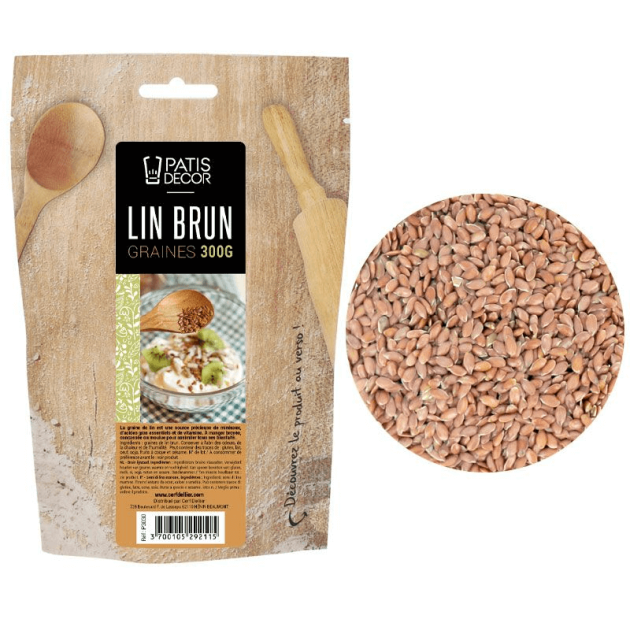 Graines de lin brun 300 g Patisdécor