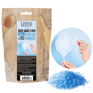 Sucre Barbe à Papa Framboise 400 g Patisdécor Sucre Barbe à Papa Framboise 400 g Patisdécor