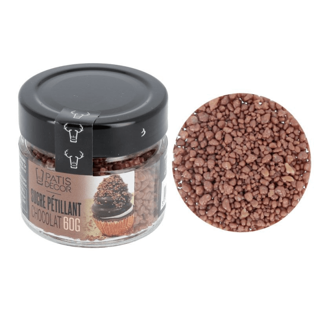 Sucre Pétillant Chocolat 60 g Patisdécor