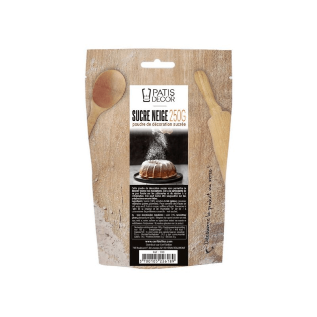 Sucre Neige pour Décors 250 g Patisdécor