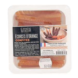 Ecorces Oranges Confites en Lamelles 145 g Patisdécor Ecorces Oranges Confites en Lamelles 145 g Patisdécor