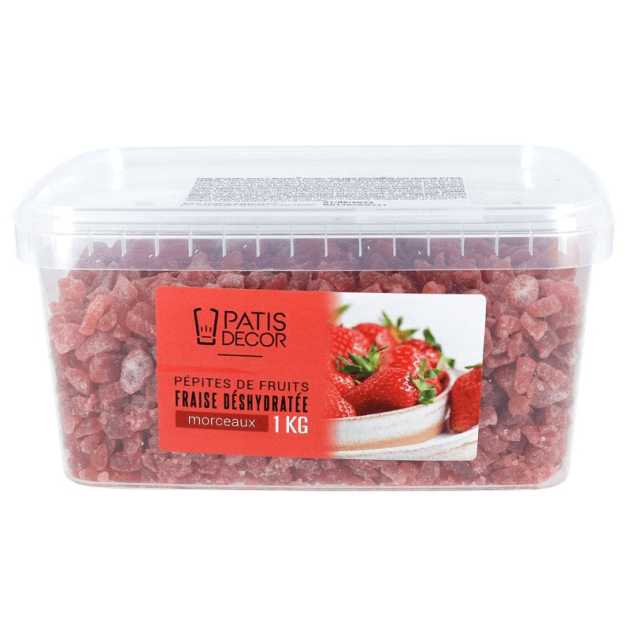 Pépites de Fraises déshydratées 1 kg Patisdécor