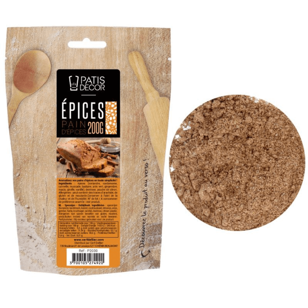 Epices Pour Pain d’Epices 200 g Patisdécor