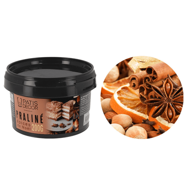 Praliné aux Épices de Noël 200 g Patisdécor