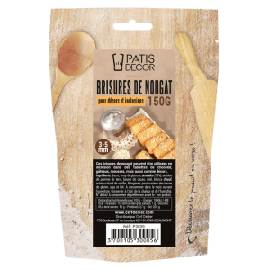 Brisures de Nougat 150 g Patisdécor Brisures de Nougat 150 g Patisdécor