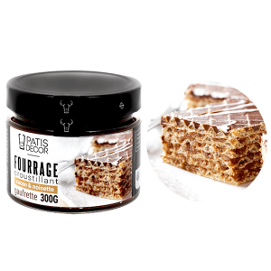 Fourrage Cacao-Noisette et Gaufrette 300 g Patisdécor Fourrage Cacao-Noisette et Gaufrette 300 g Patisdécor