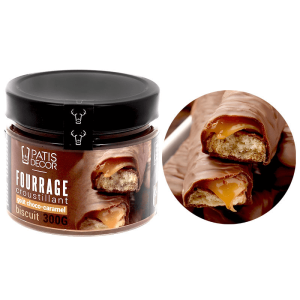 Fourrage Caramel Chocolat et Biscuit 300 g Patisdécor Fourrage Caramel Chocolat et Biscuit 300 g Patisdécor