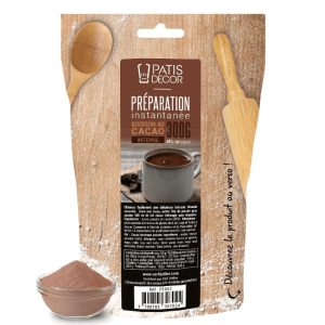 Préparation Instantanée pour Boisson Cacao Intense 300 g Patisdécor Préparation Instantanée pour Boisson Cacao Intense 300 g Patisdécor