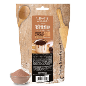 Préparation Instantanée pour Boisson Cacao 300 g Patisdécor Préparation Instantanée pour Boisson Cacao 300 g Patisdécor