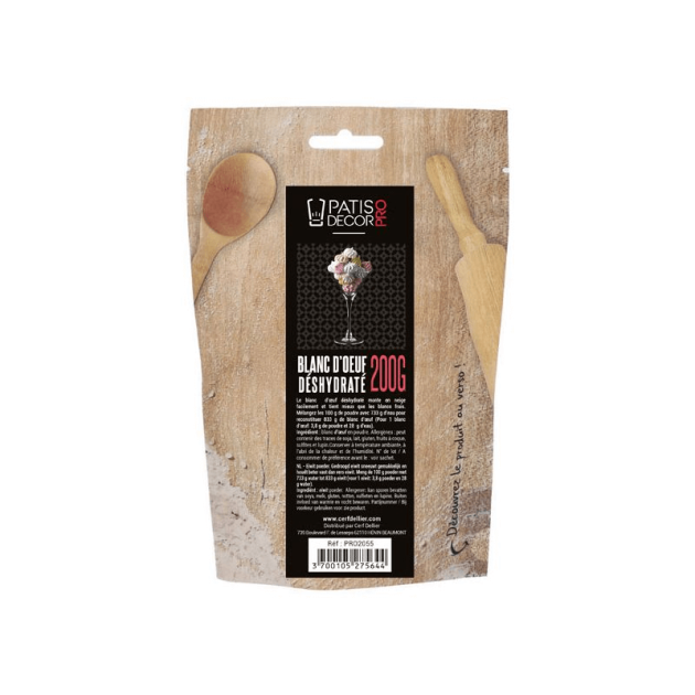 Blanc d’Œuf en Poudre 200 g Patisdécor