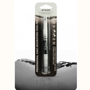 Feutre alimentaire Noir Jais double mines Rainbow Dust Feutre alimentaire Noir Jais double mines Rainbow Dust