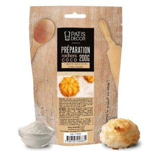 Préparation pour Rocher Coco 200 g Patisdécor Préparation pour Rocher Coco 200 g Patisdécor