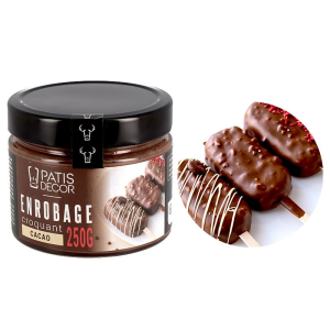 Glaçage Rocher Cacao 250 g Patisdécor Glaçage Rocher Cacao 250 g Patisdécor