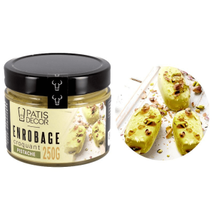 Glaçage Rocher Pistache 250 g Patisdécor Glaçage Rocher Pistache 250 g Patisdécor