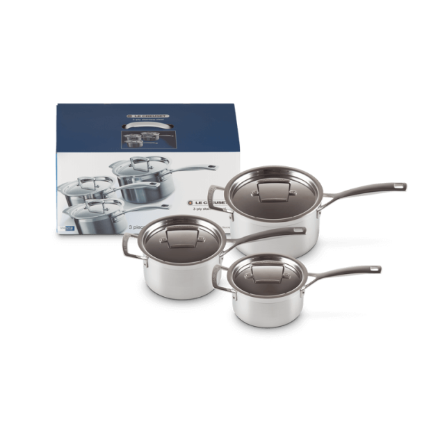 Casserole Inox 16 / 18 / 20 cm 