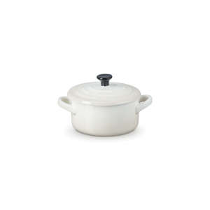 Mini Cocotte Ronde Céramique Meringue 10 cm 0,25 L Le Creuset Mini Cocotte Ronde Céramique Meringue 10 cm 0,25 L Le Creuset