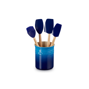 Set Pot 1,1 L avec 4 Ustensiles Azur Le Creuset Set Pot 1,1 L avec 4 Ustensiles Azur Le Creuset