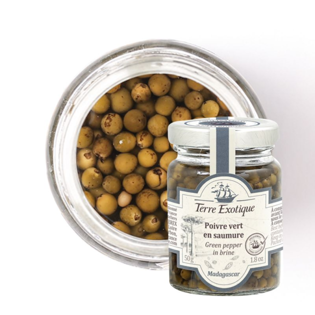 Poivre Vert en Saumure 50 g Terre Exotique