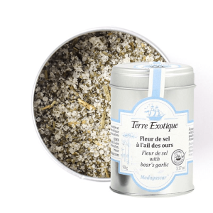 Fleur de Sel à l'Ail des Ours 90 g Terre Exotique Fleur de Sel à l'Ail des Ours 90 g Terre Exotique