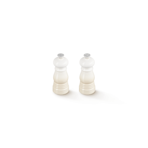 Duo Moulin à Poivre et à Sel Meringue 11 cm Le Creuset Duo Moulin à Poivre et à Sel Meringue 11 cm Le Creuset