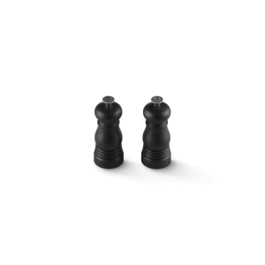 Duo Moulin à Poivre et à Sel Noir Mat 11 cm Le Creuset Duo Moulin à Poivre et à Sel Noir Mat 11 cm Le Creuset