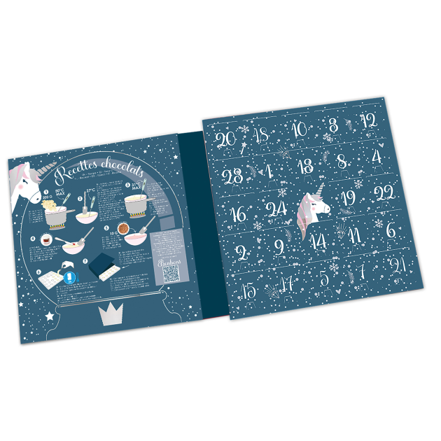 Calendrier de l'avent à remplir  Calendrier de l'avent à remplir