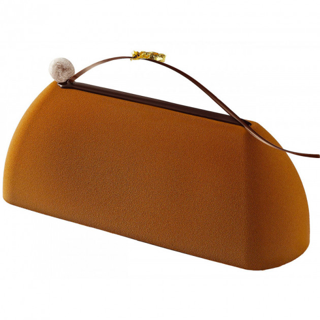 Realisation d'un gateau en forme de sac a main avec le Moule Silicone Gianduia Silikomart