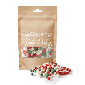Décors en Sucre Mix 3D Noël 46 g Scrapcooking Décors en Sucre Mix 3D Noël 46 g Scrapcooking