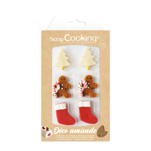 Décors Pâte d'Amande Noël Scrapcooking (x6) Décors Pâte d'Amande Noël Scrapcooking (x6)