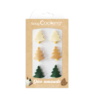 Décors Pâte d'Amande Sapin Noël Scrapcooking (x6) Décors Pâte d'Amande Sapin Noël Scrapcooking (x6)