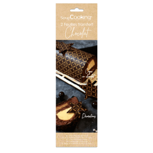 Feuilles de Transfert Chocolat Couture Scrapcooking (x2) Feuilles de Transfert Chocolat Couture Scrapcooking (x2)