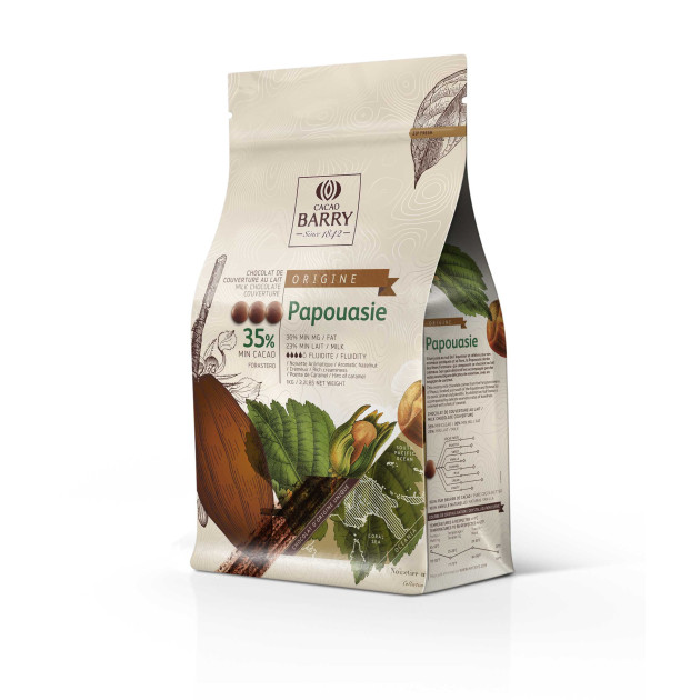 DLUO Courte Chocolat lait origine Papouasie 35,7% 1 kg