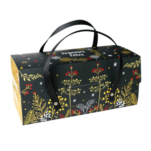 Boîte à Bûche 25 x 11 cm Végétal (x12) Patisdécor Boîte à Bûche 25 x 11 cm Végétal (x12) Patisdécor