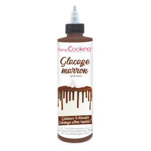 DLUO Dépassée Glaçage Marron goût Chocolat 130 g Scrapcooking DLUO Dépassée Glaçage Marron goût Chocolat 130 g Scrapcooking