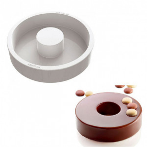 Moule à Savarin Saturne en Silicone Ø 200mm Silikomart