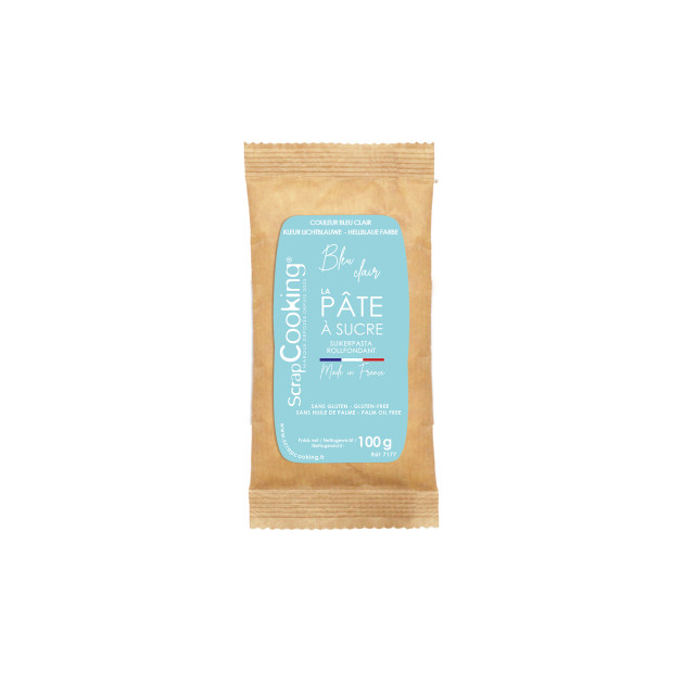 Pâte à Sucre Bleu Clair 100 g Scrapcooking