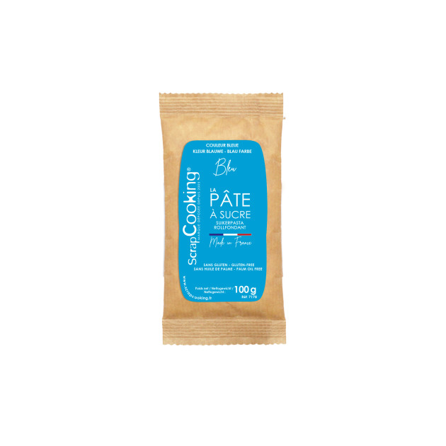 Pâte à Sucre Bleu Foncé 100 g Scrapcooking