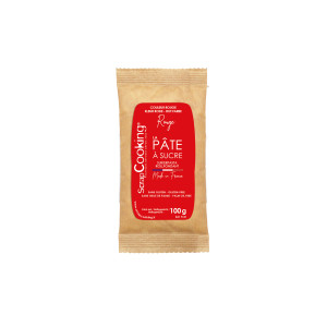 Pâte à Sucre Rouge 100 g Scrapcooking Pâte à Sucre Rouge 100 g Scrapcooking