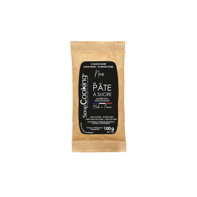 Pâte à Sucre Noir 100 g Scrapcooking