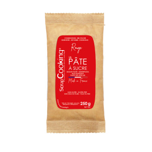 Pâte à Sucre Rouge 250 g ScrapCooking Pâte à Sucre Rouge 250 g ScrapCooking