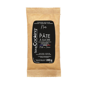 Pâte à Sucre Noire 250g ScrapCooking Pâte à Sucre Noire 250g ScrapCooking
