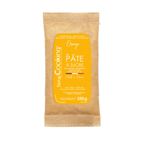 Pâte à Sucre Orange Pastel 250 g ScrapCooking Pâte à Sucre Orange Pastel 250 g ScrapCooking