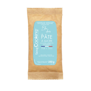 Pâte à Sucre Bleu Clair 250 g ScrapCooking Pâte à Sucre Bleu Clair 250 g ScrapCooking