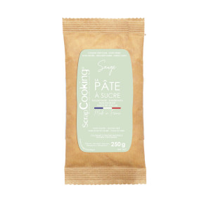 Pâte à Sucre Vert Sauge Colorant Naturel 250 g Scrapcooking