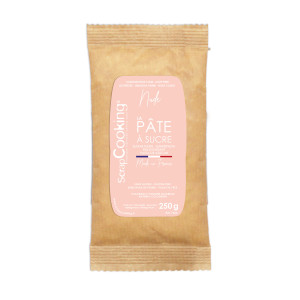 Pâte à Sucre Nude Rose Colorant Naturel 250 g Scrapcooking Pâte à Sucre Nude Rose Colorant Naturel 250 g Scrapcooking